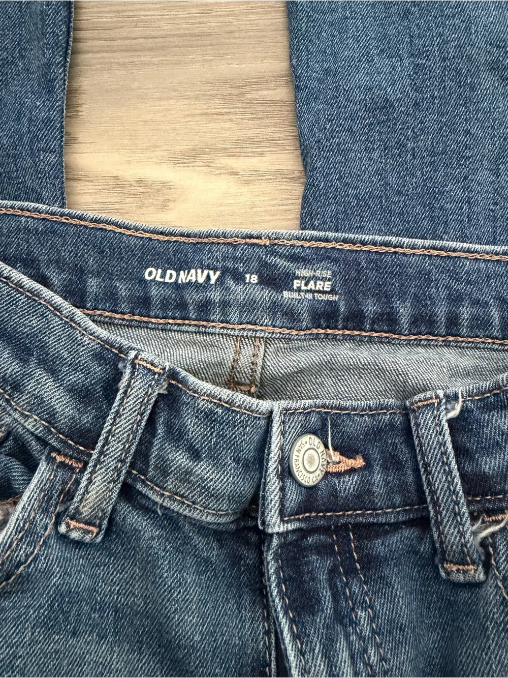Old Navy Girls Boot-Cut & Flare Jeana (sz 18)